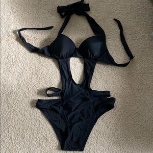 One piece bathing suit